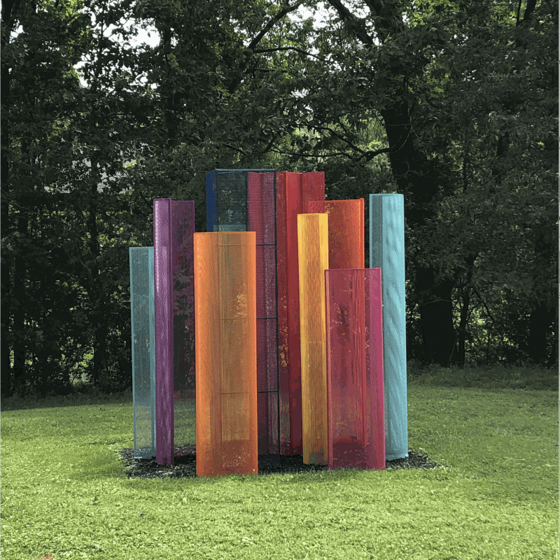 Color Field Sculpture® Installations and A-MAZE-ING® Public Art © Shelley Parriott 2021