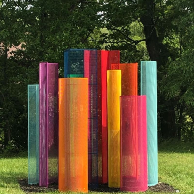 Color Field Sculpture® Installations and A-MAZE-ING® Public Art © Shelley Parriott 2021