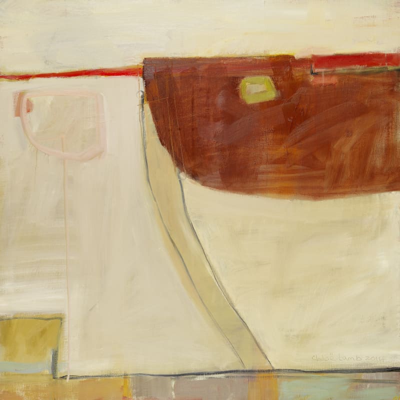 6. Red Oxide, Oil, 50" x 50"