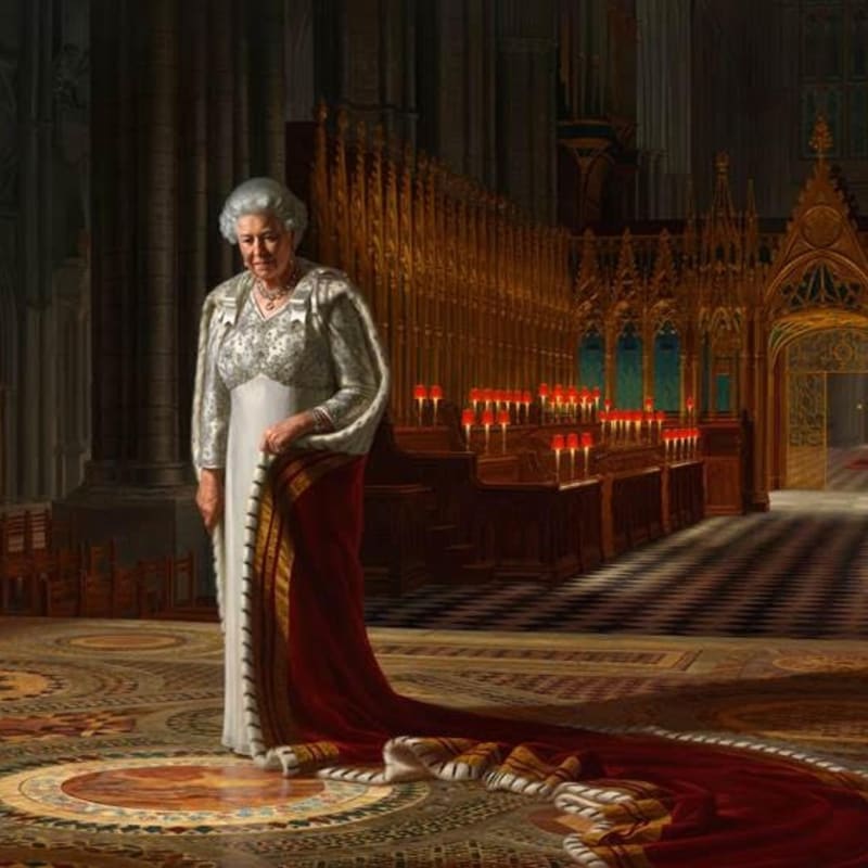 ralph heimans her majesty the queen elizabeth ii royal portrait westminster abbey