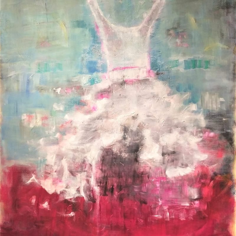 Nadia Abu Aitah, Untitled, 2018, Oil on canvas, 146x114cm