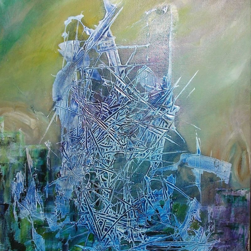 Ufemia Rizk, Untitled, 2008, Oil on canvas, 45x35cm
