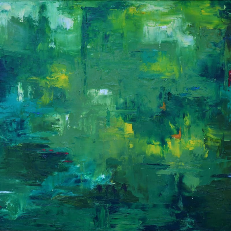 Wijdan, Spring, 1976, Oil on canvas, 84x126cm