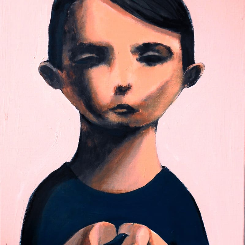 Annie Kurkdjian, 2022, Acrylic on canvas, 90x60cm