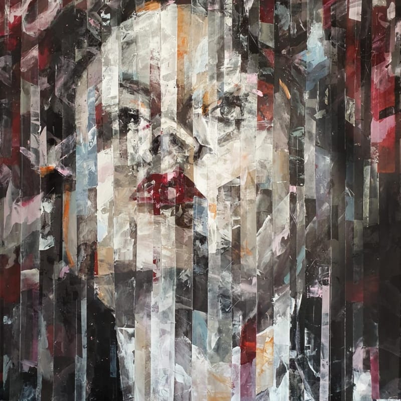 Besher Koushaji, Untitled, 2021, Acrylic on canvas, 140x120cm
