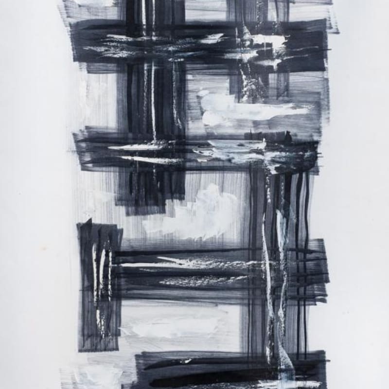 Germán Cabrera  Abstracto, 1960  Mixed technique on paper  43 x 40 cm.