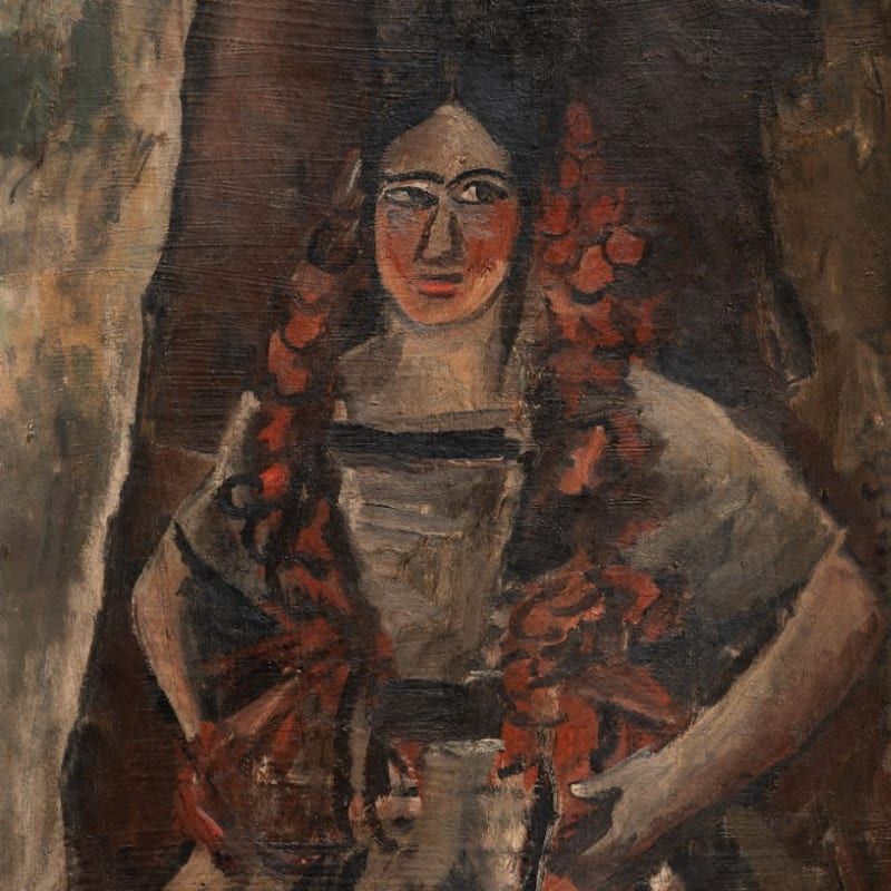 Joaquín Torres García Manola con madroños, 1928