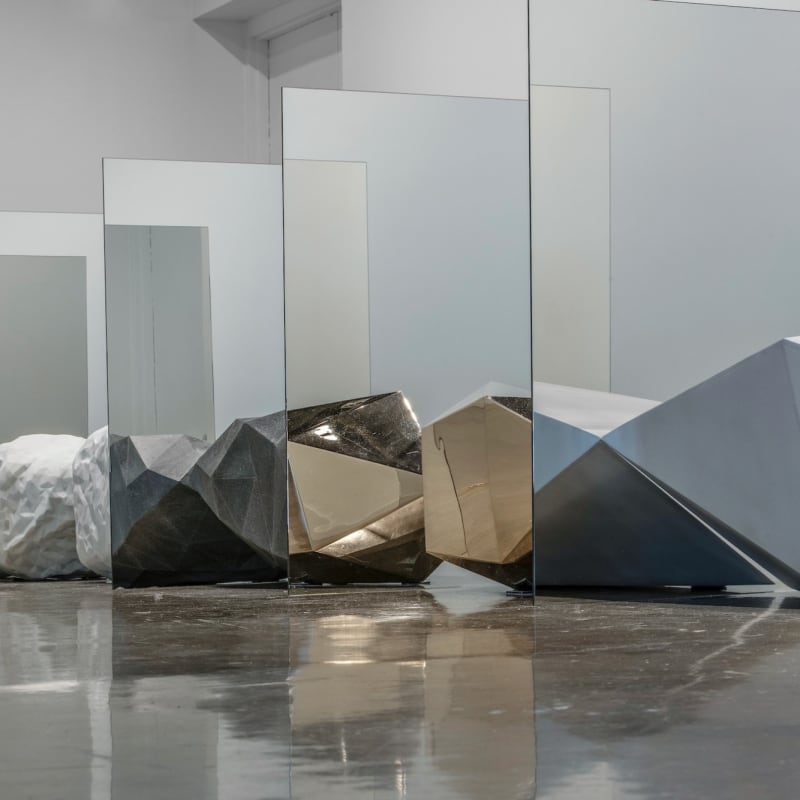 Alicja Kwade Installation view: In Between Glances, MIT List Visual Art Center, Cambridge, 2019. Photos: Peter Vanderwarker