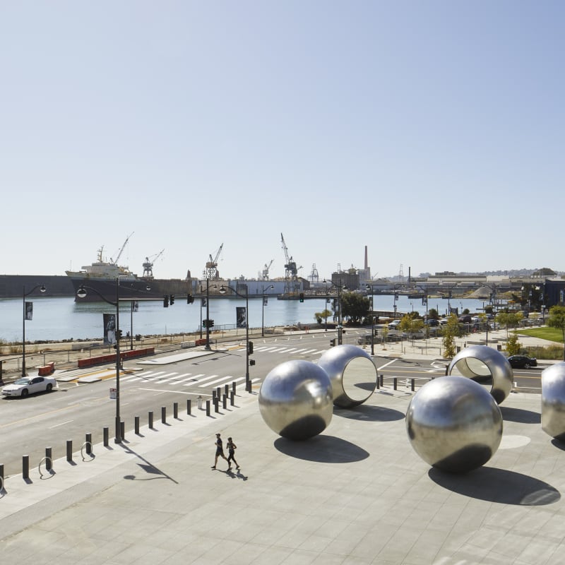 Seeing spheres, 2019 Commissioned by Chase Center, San Francisco