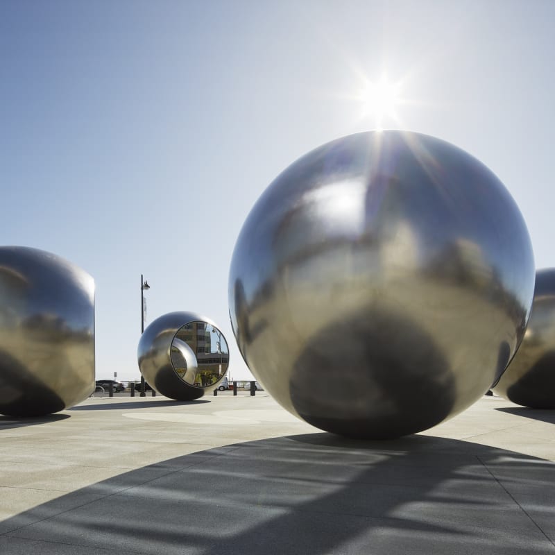 Seeing spheres, 2019 Commissioned by Chase Center, San Francisco