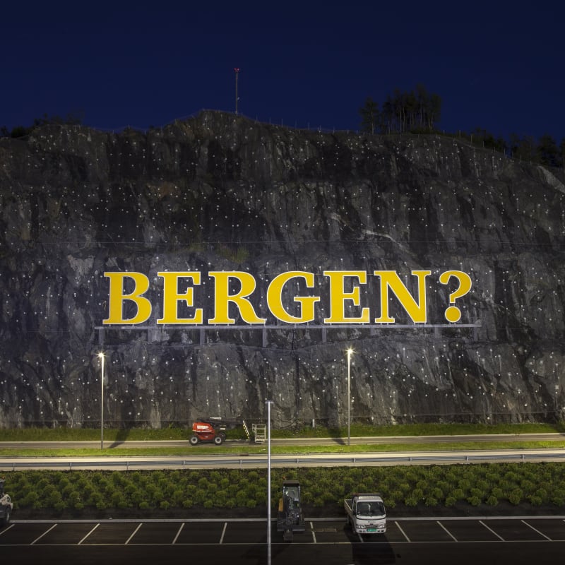 Ragnar Kjartansson, This Must Be the Place, permanent installation at Bergen Airport, 2017