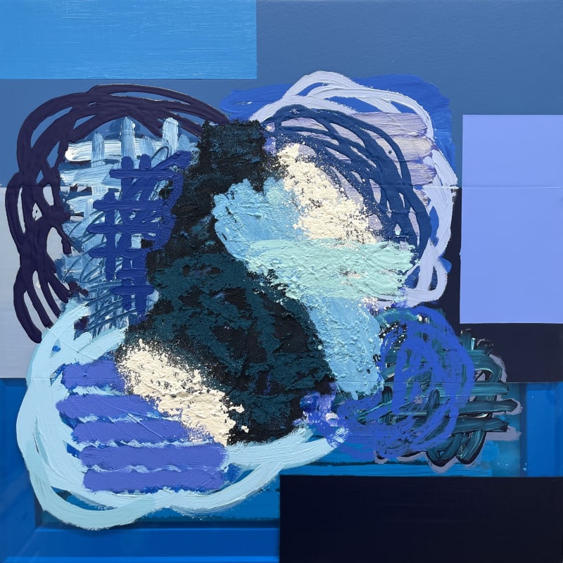 Patrick Alston, Joys of Color (Dancing Blue), 2021