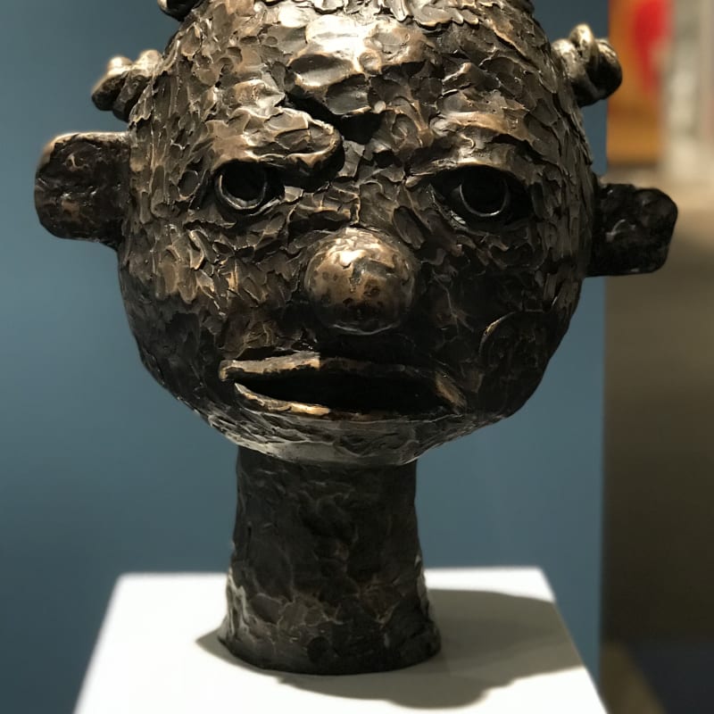 Clotilde Jiménez, Black Girl Head, 2018 Installation view