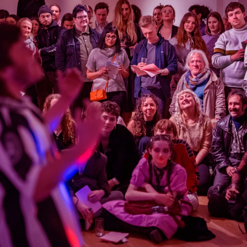 Academy Late 2023. Performance by Len Goetzee. Photo by Andy Catlin.