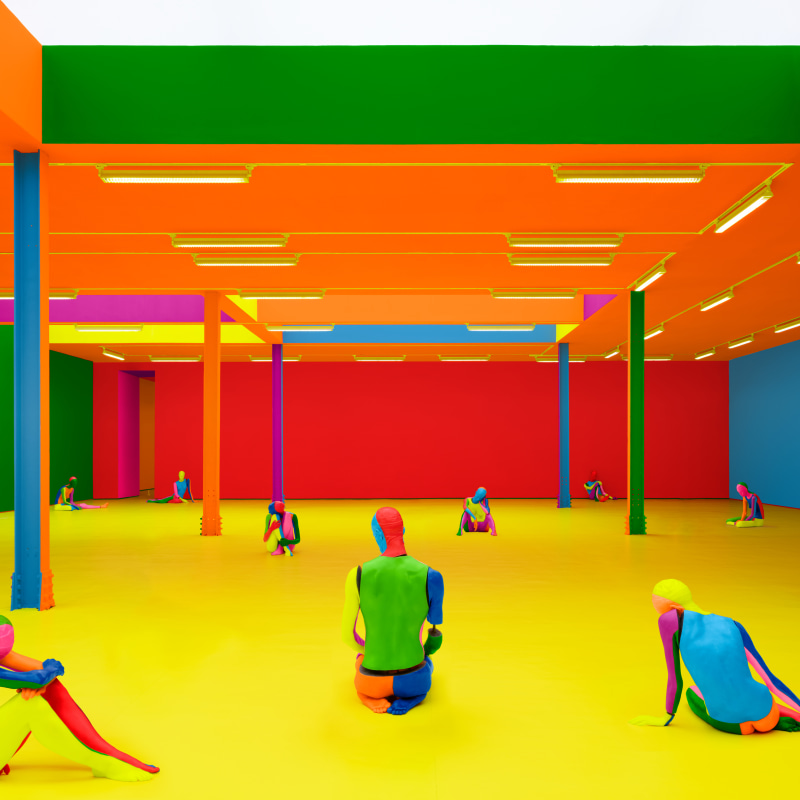 Ugo Rondinone, the rainbow body
