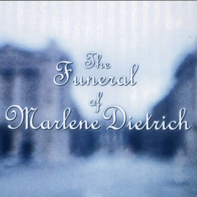 TJ Wilcox, The Funeral of Marlene Dietrich
