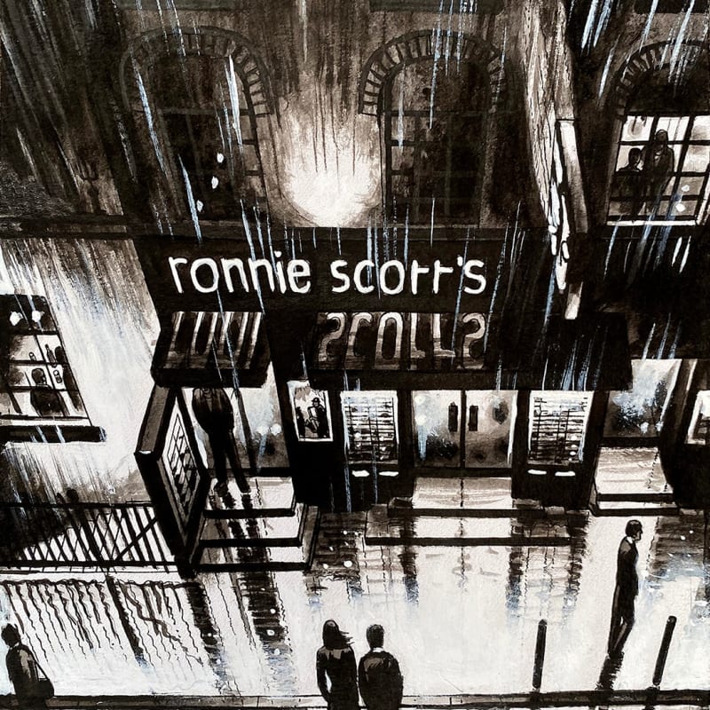 Ronnie Scott's - B&W Night Study 