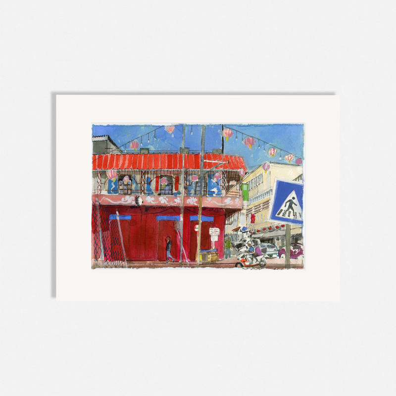 Peter Quinn RWS, Chinatown, Port Louis, Mauritius: Pedestrian Crossing