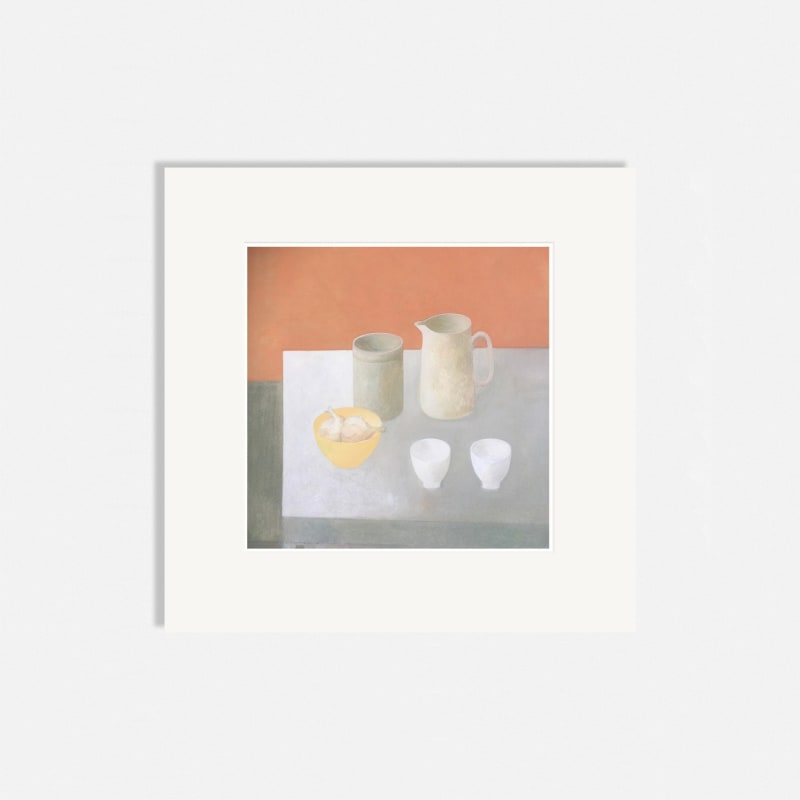 Wendy Jacob RWS, Garlic in a Yellow Bowl