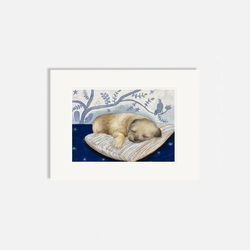 Gertie Young RWS, Bluebird with Border