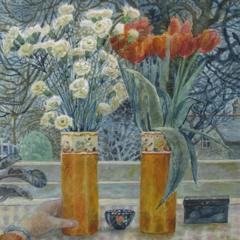 June Berry RWS Hon. RE, Two Vases