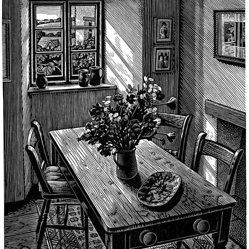 Howard Phipps ARE, Cottage Interior