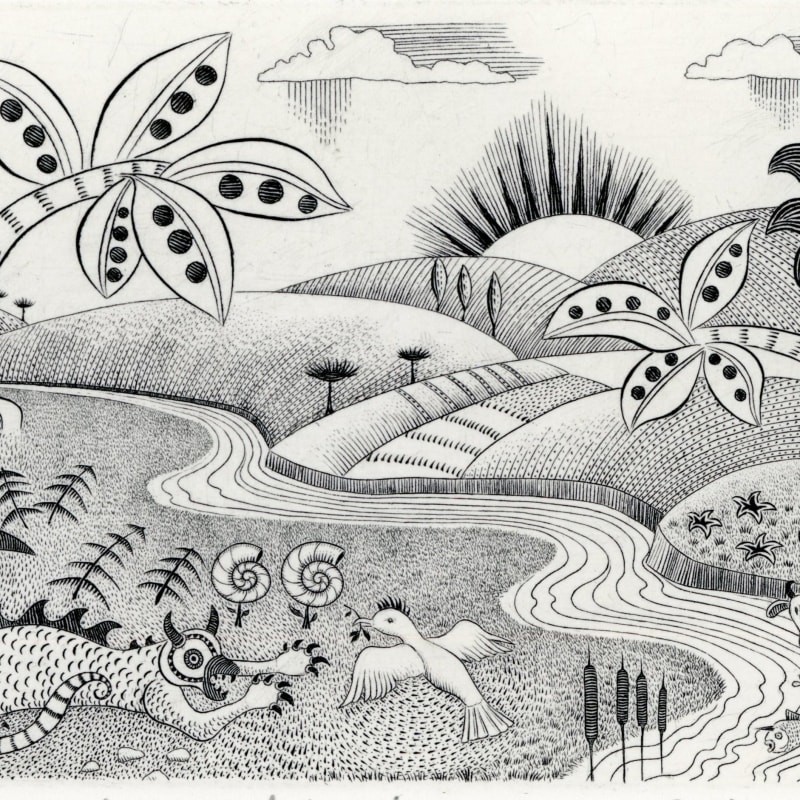 Sunrise over Imagined Land
