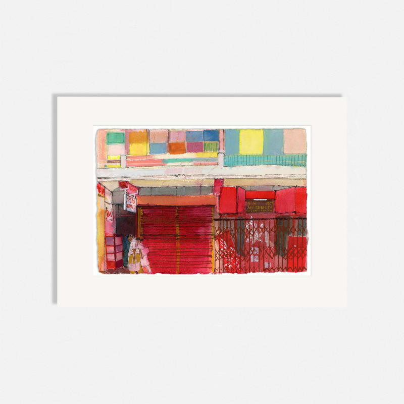 Peter Quinn RWS, Chinatown, Port Louis, Mauritius: Shopper Couple