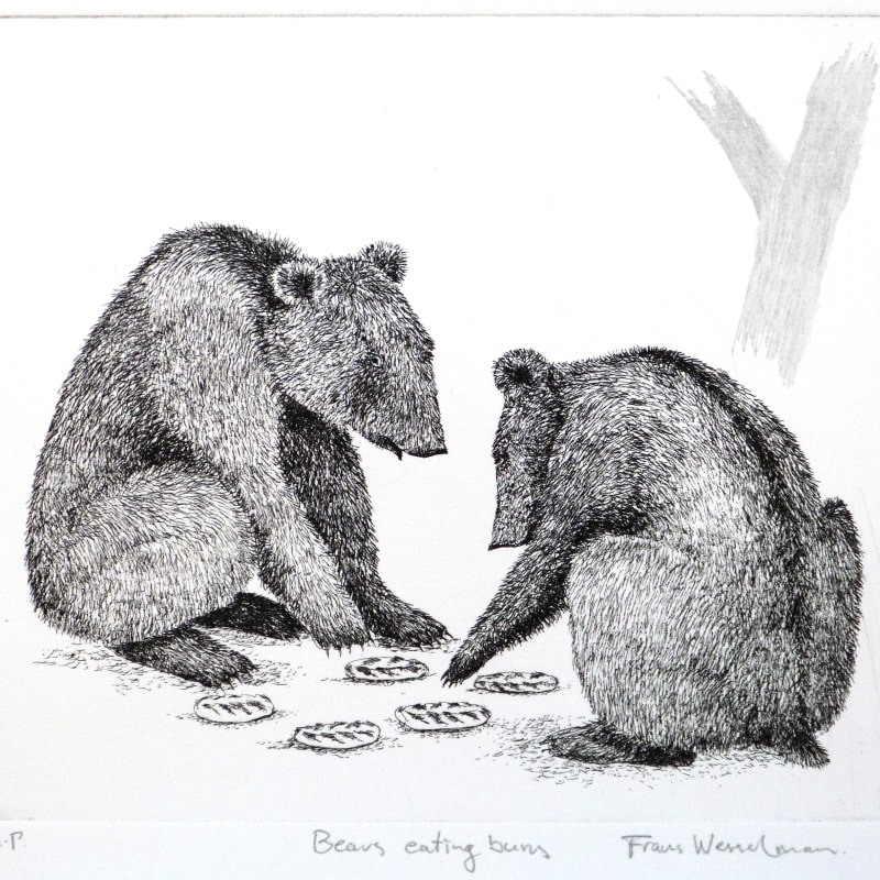 Bears Eating Buns