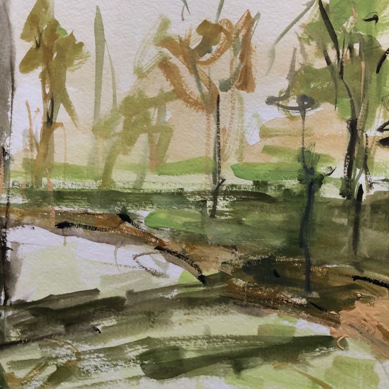 Lucy Marks RWS, A Walk In The Park IV