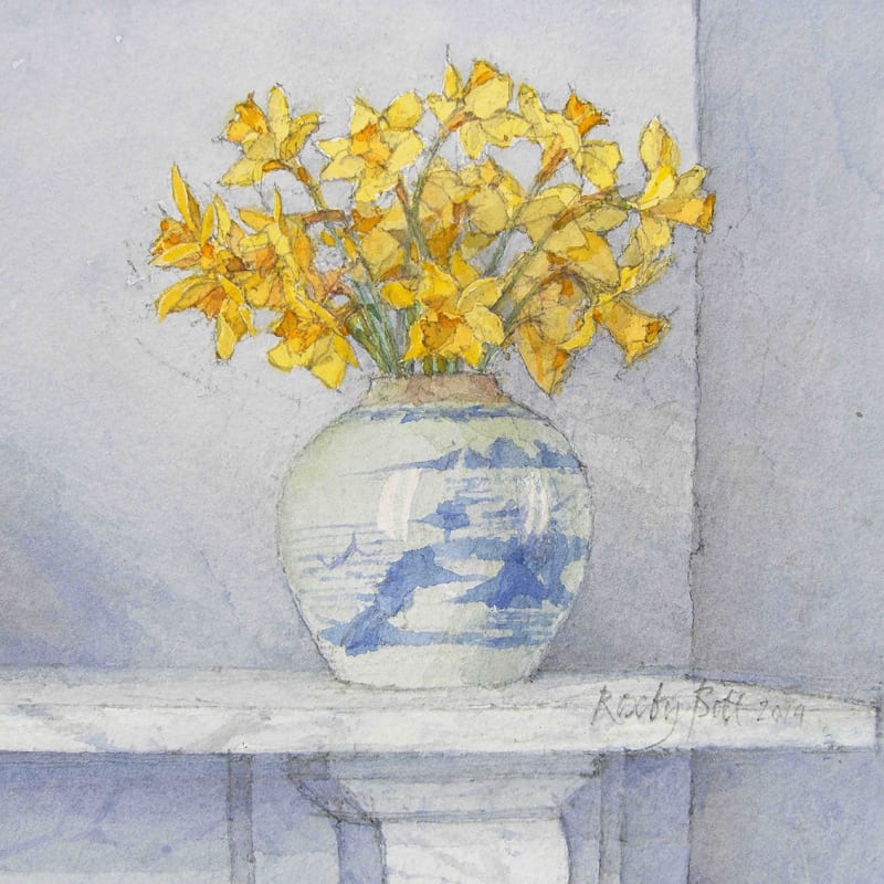 Dennis Roxby Bott RWS, Daffodils