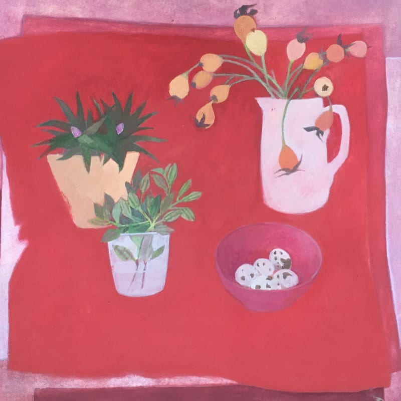 Wendy Jacob RWS, Hips on a Red Cloth