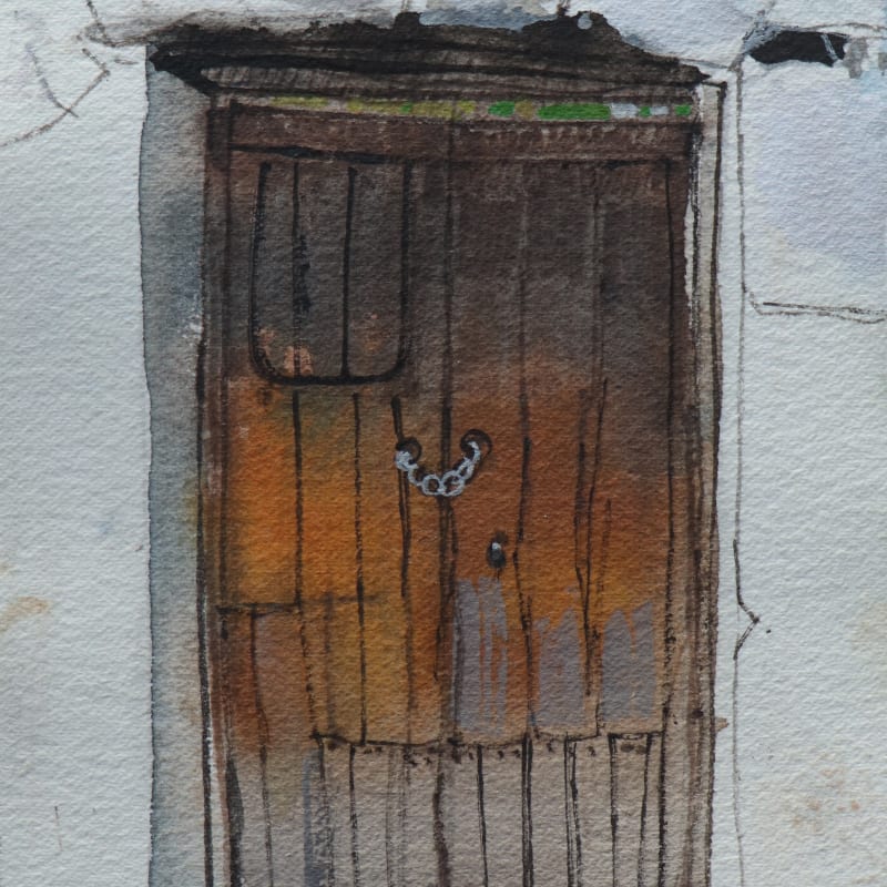 Peter Quinn RWS, Chained Door, Gaucin, Spain
