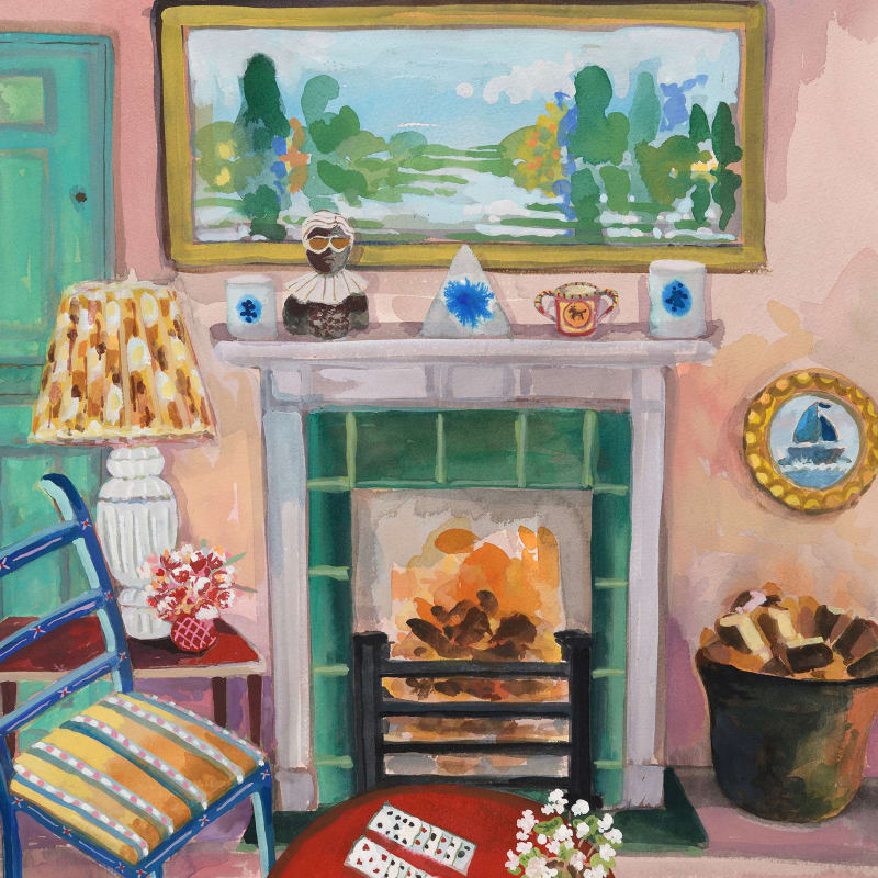 Lottie Cole RWS, Interior with Patience