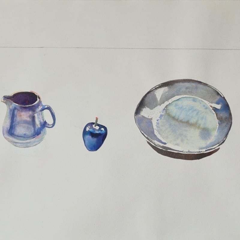Sophie Knight RWS, Parade of China with William Scott Painting, 2024