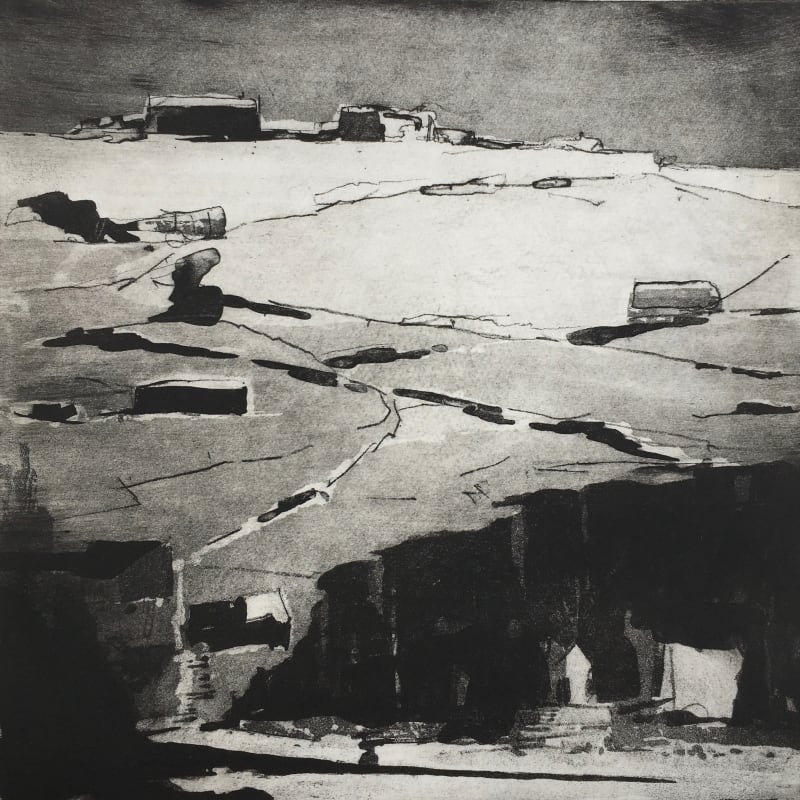 Sarah Granville ARE, Priest Cove, etching. £240 framed £180 unframed