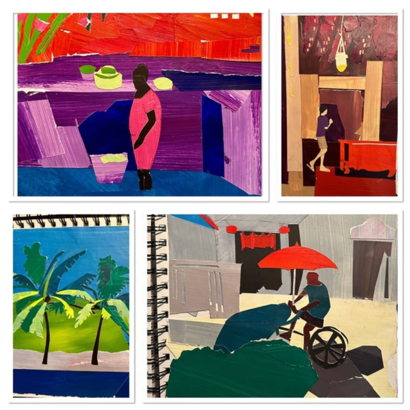 Raina Goran ARWS, pages from a sketchbook