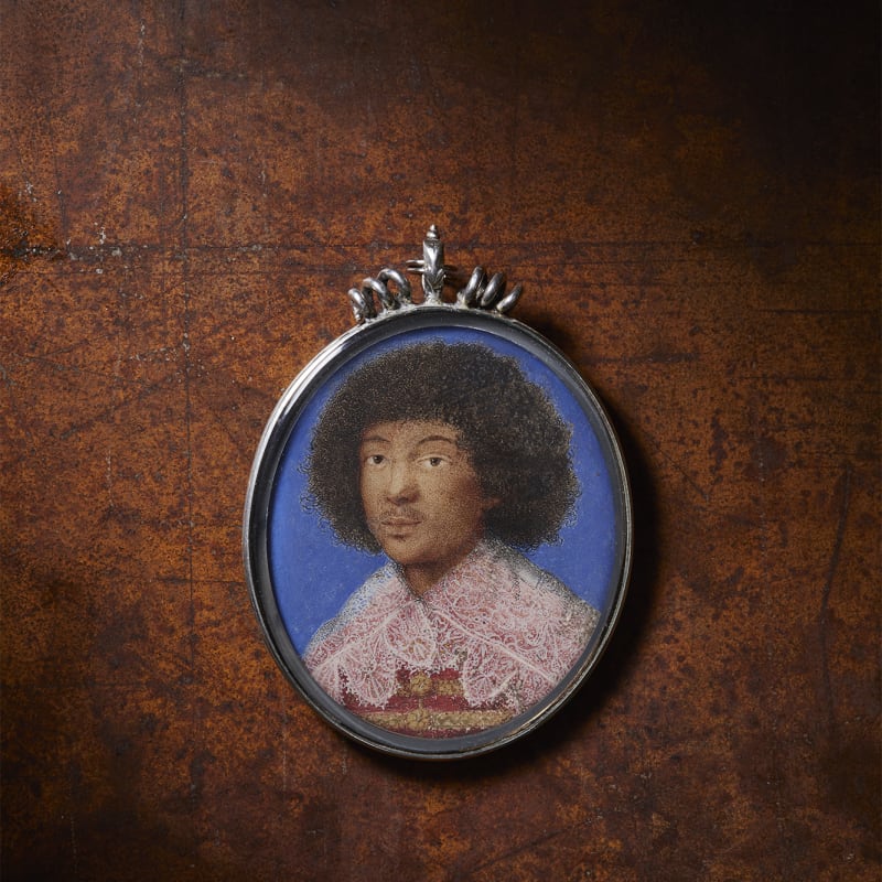 Portrait Miniature of Zaga Christ by Giovanna Garzoni (1635)