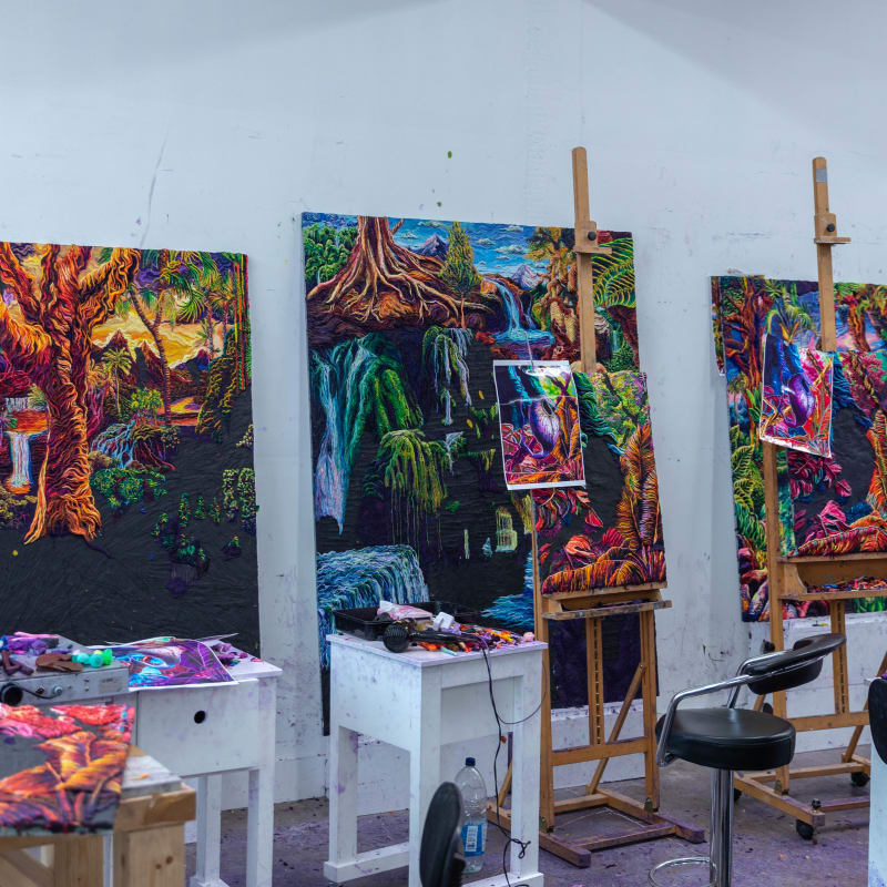 In the studio with Henry Hudson, 2019