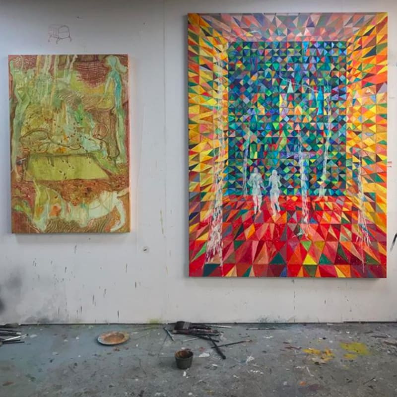 In the studio with Josh Raz, 2019
