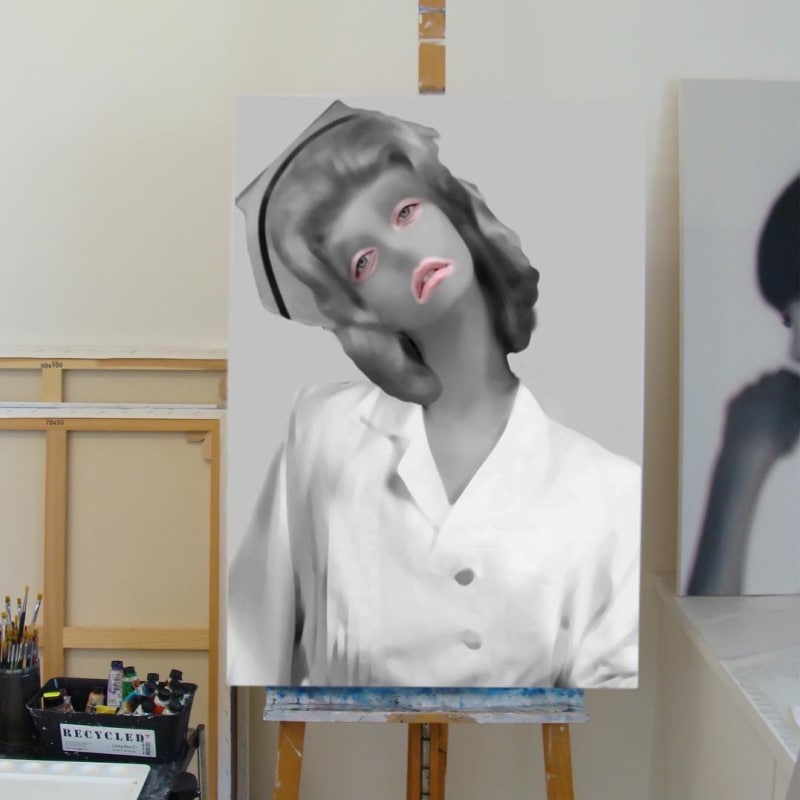 In the studio with Teiji Hayama, 2018