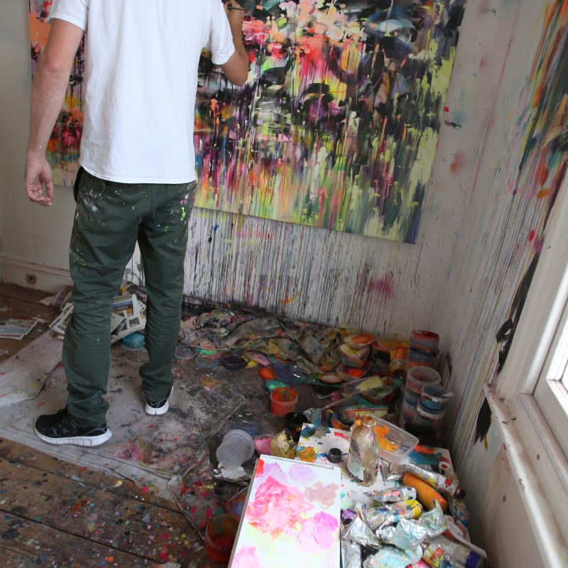 In the studio with Mr Jago