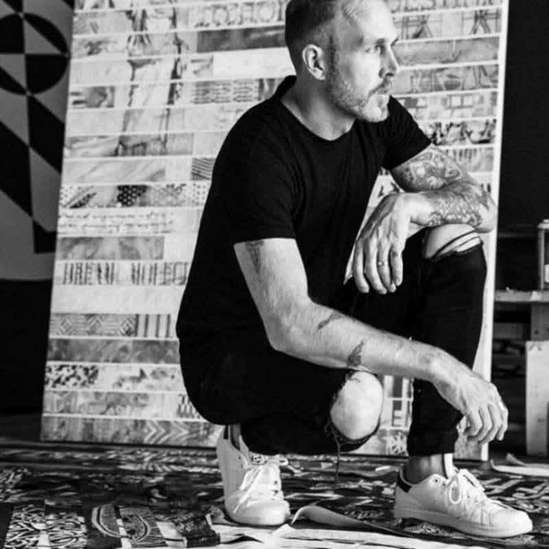 5 Questions with James Verbicky, James Verbicky is known for creating complex, layered artworks that reflect the over-saturation of media...
