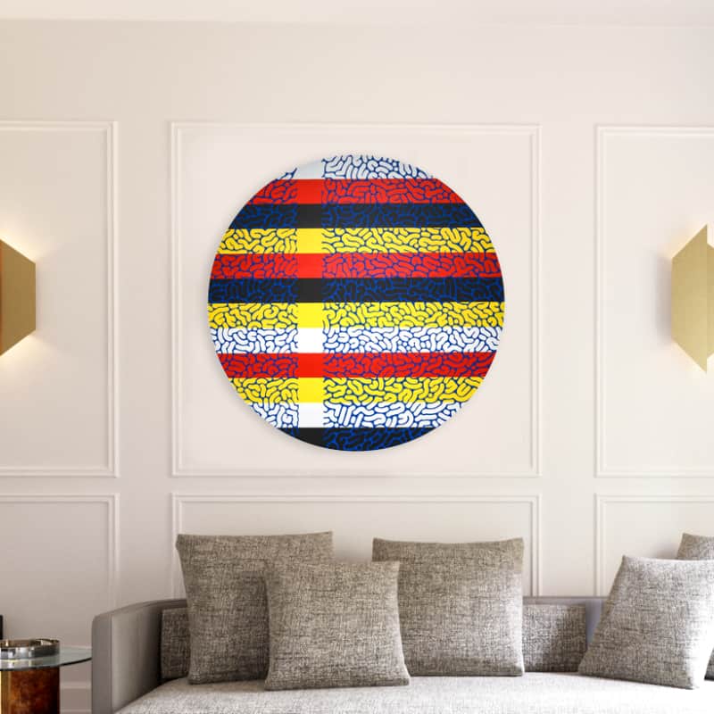 10 Colourful Canvases For Contemporary Interiors, The vibrant artworks ensured to enhance and invigorate settings with simplicity.