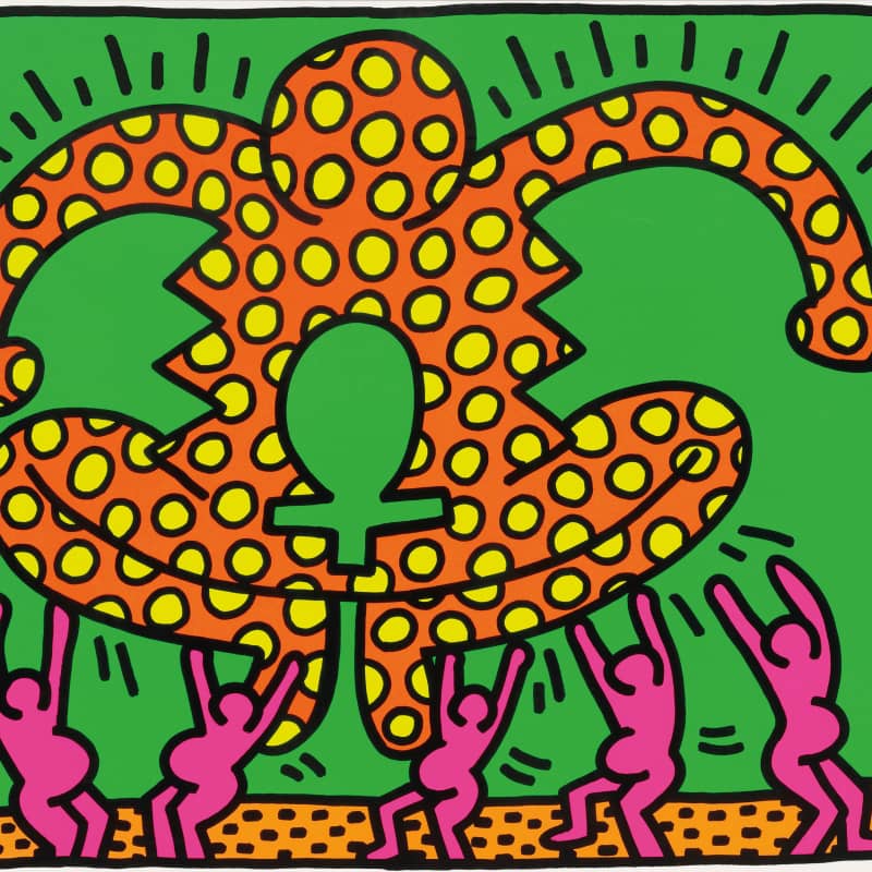 Invest in blue chip artist Keith Harring with Maddox art advisory