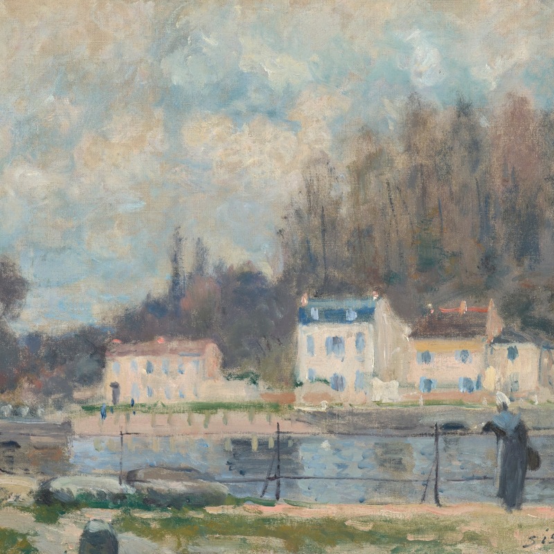 THE WATERING HOLE AT MARLY-LE-ROI
