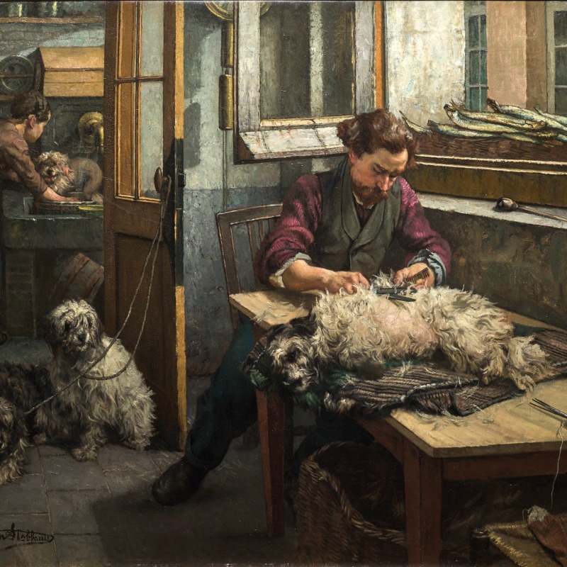 THE DOG SHEARER (LE TONDEUR DE CHIENS)