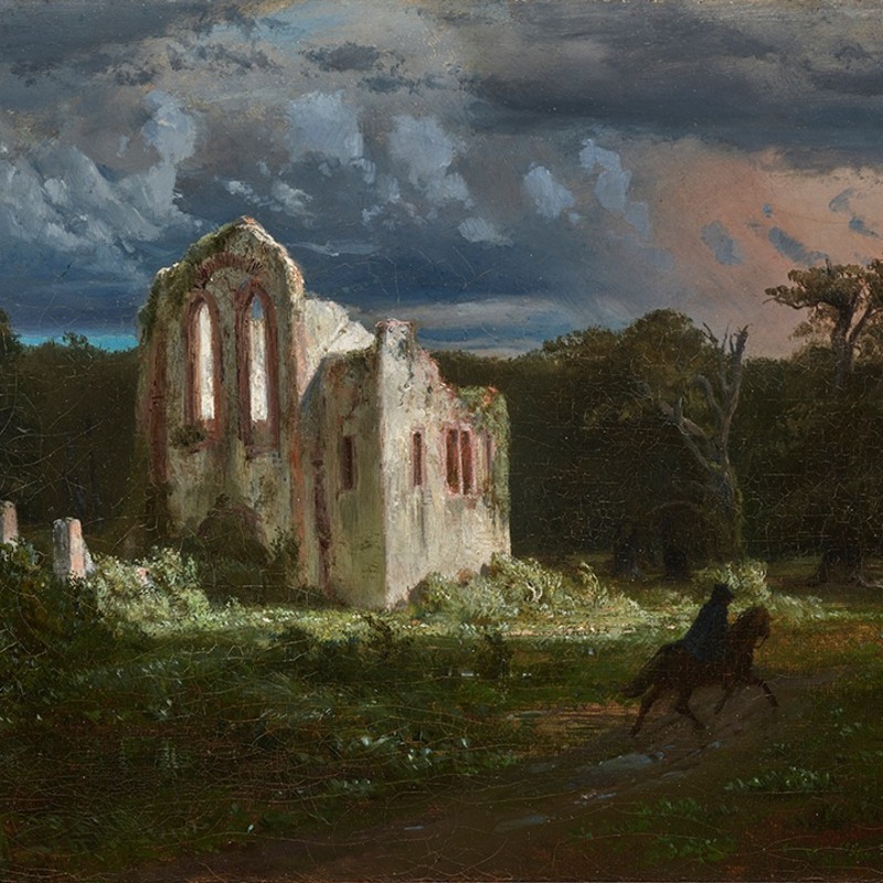 MOONLIT LANDSCAPE WITH A RUIN