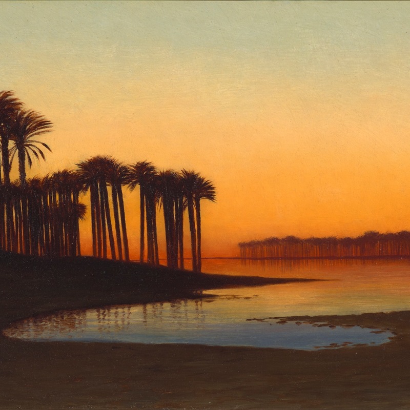 STUDY FOR SUNSET ON THE NILE