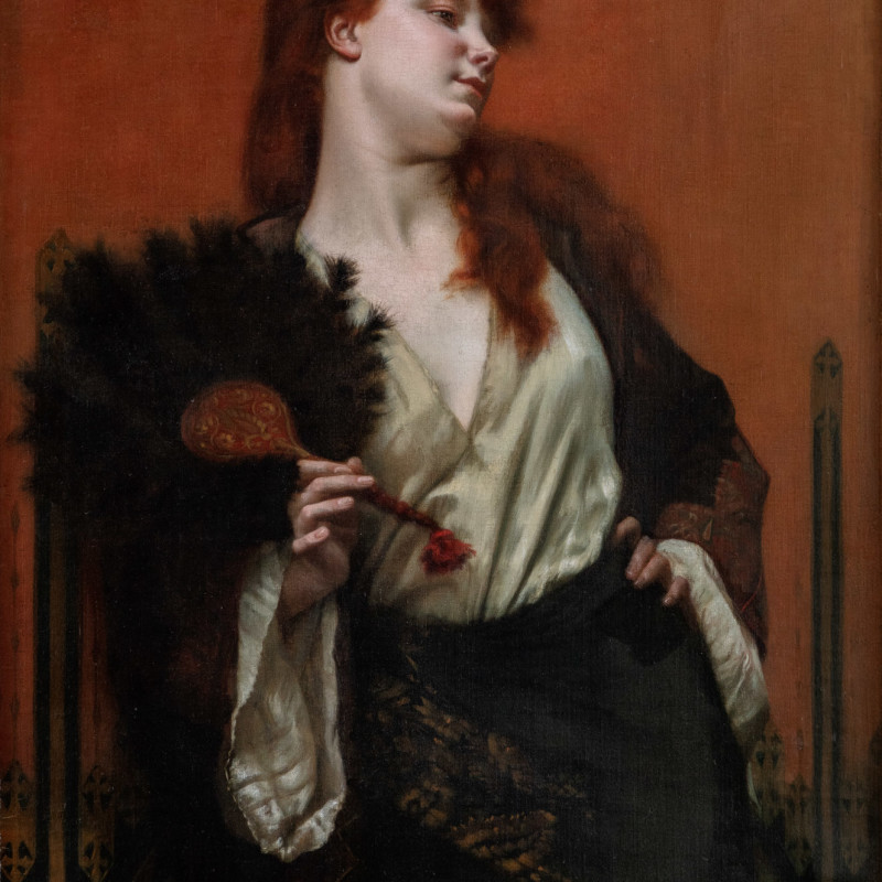 LADY WITH A FAN (UNE CAPTIVE)